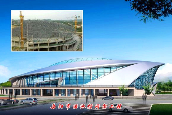 钟祥游泳池网架